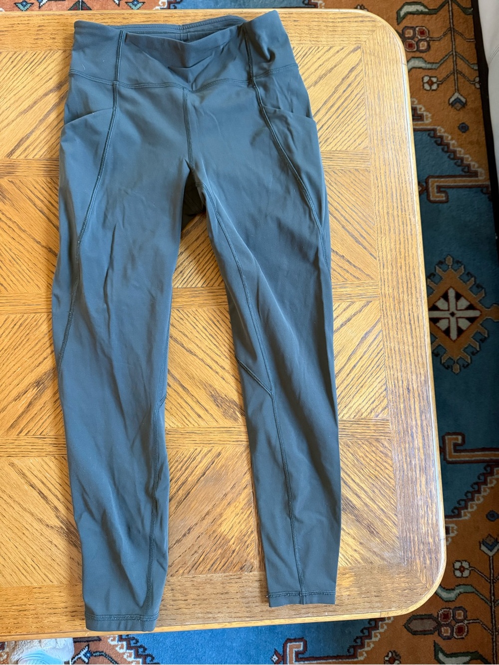 Lululemon olive yoga pants